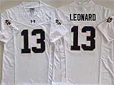 Men's Notre Dame Fighting Irish #13 Riley Leonard White 2024 F.U.S.E. Limited Stitched Jersey,baseball caps,new era cap wholesale,wholesale hats
